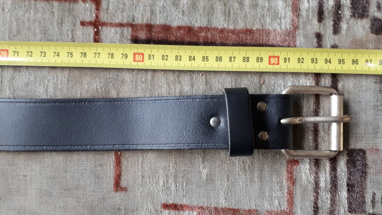 Nieuw lederen Riem L=95 cm.