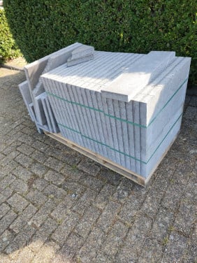 Terrastegels Dark Grey