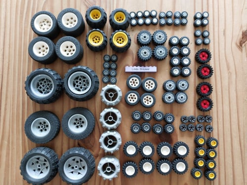 LEGO partij wielen / velgen / banden