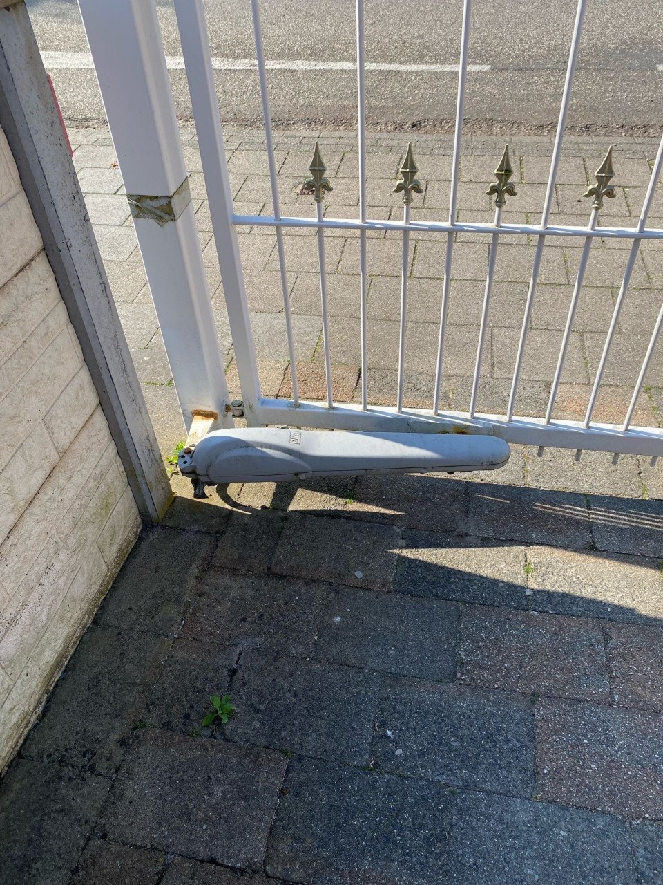 Dubbele draaipoort elektrische bediend