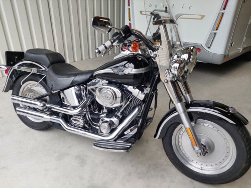 HARLEY-DAVIDSON 1450 FAT-BOY TOPSTAAT ;; VERKOCHT''