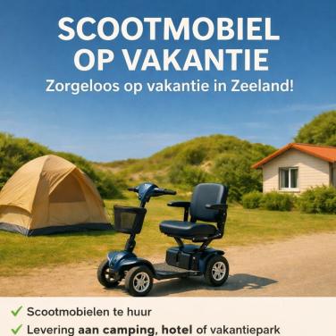 Op vakantie, een weekendje weg of tijdelijk behoefte aan extra mobiliteit?