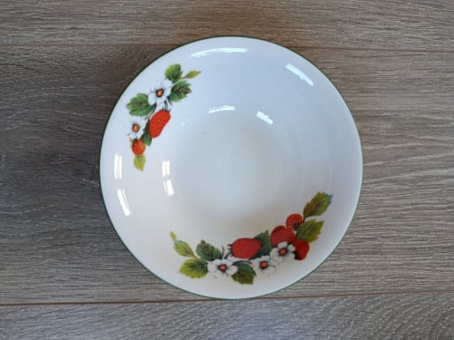 Schaaltje aardbeien
