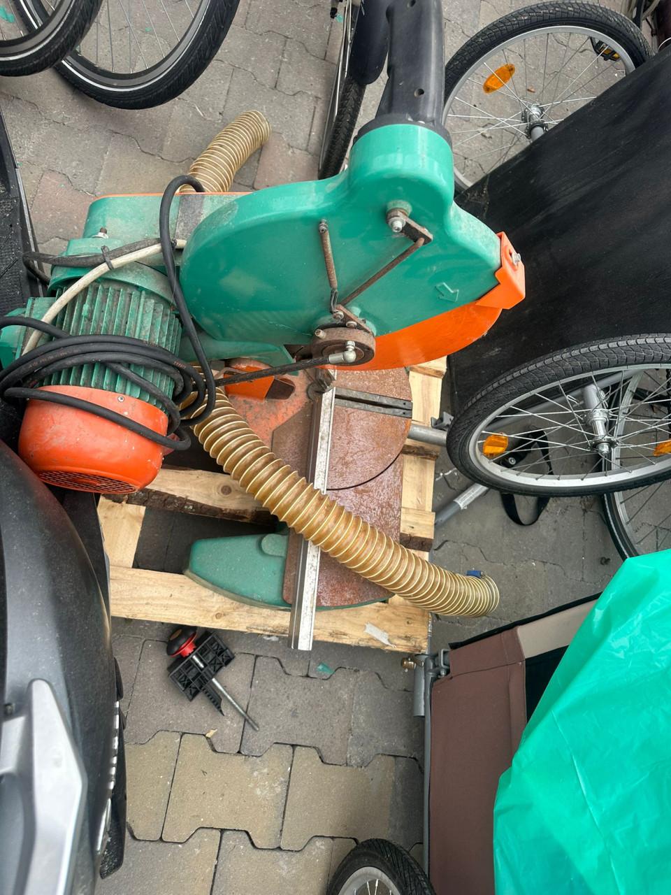 Steiger, dixie, zaagtafel, afkortzaag, trap