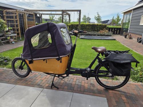 Bakfiets Vogue Carry 2 - elektrisch met huif en kussens