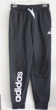 Adidas sportbroek donker grijs  maat 164