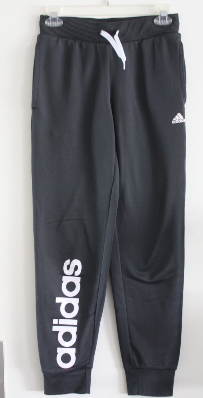 Adidas sportbroek donker grijs  maat 164