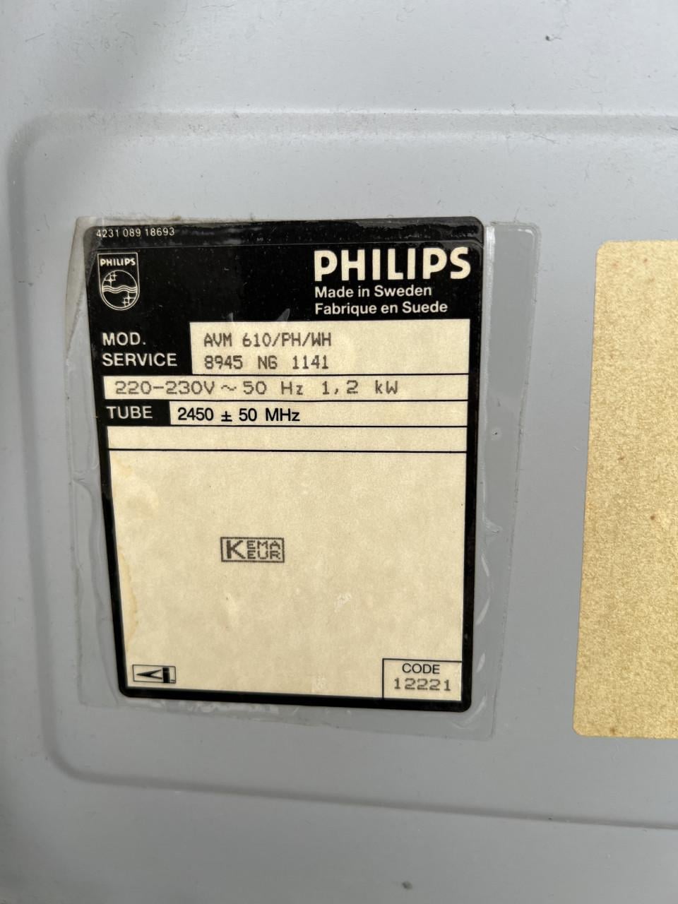 Philips Magnetron met veel ruimte makkelijk te bedienen
