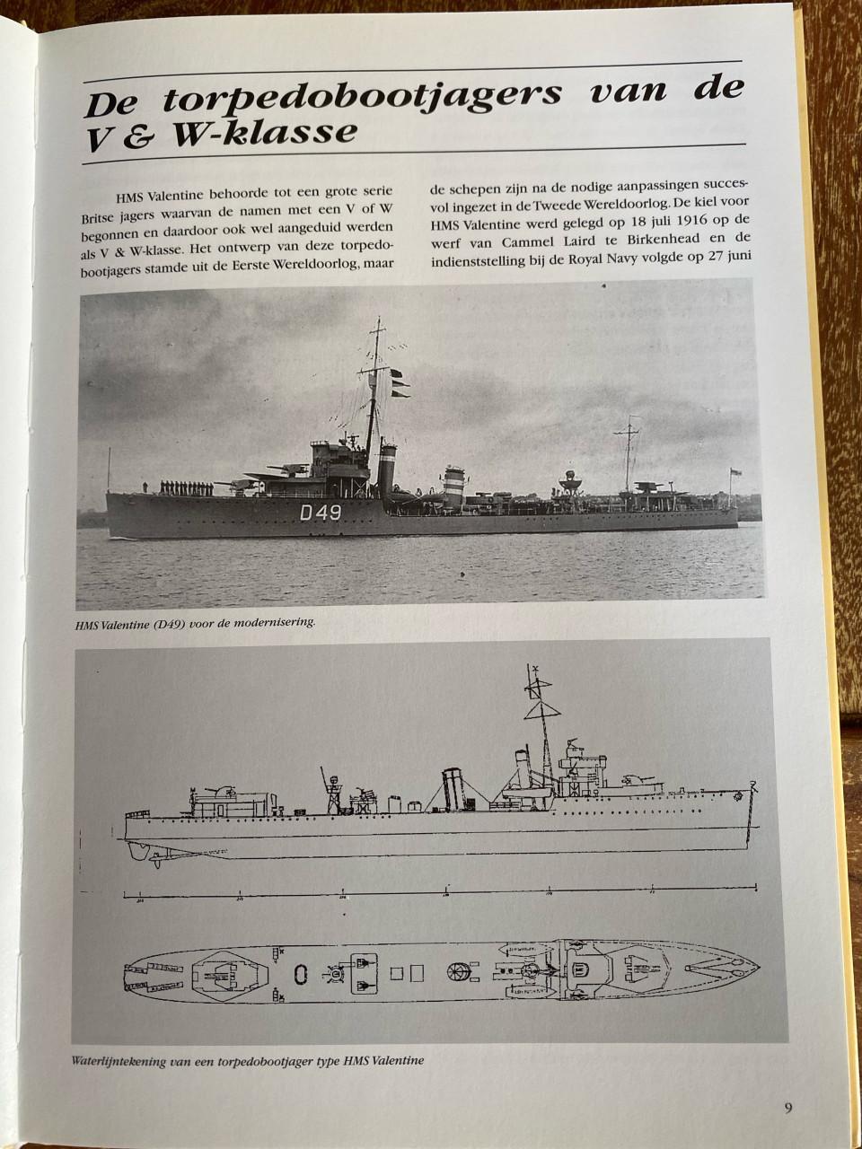 HMS Valentine - Torpedojager WOII bij Terneuzen