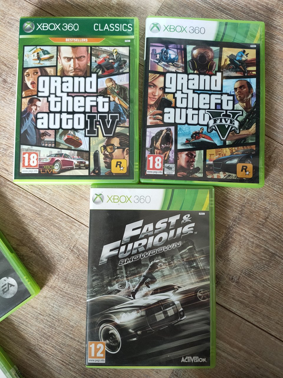 Xbox games, GTA 5, Call of Duty etc.