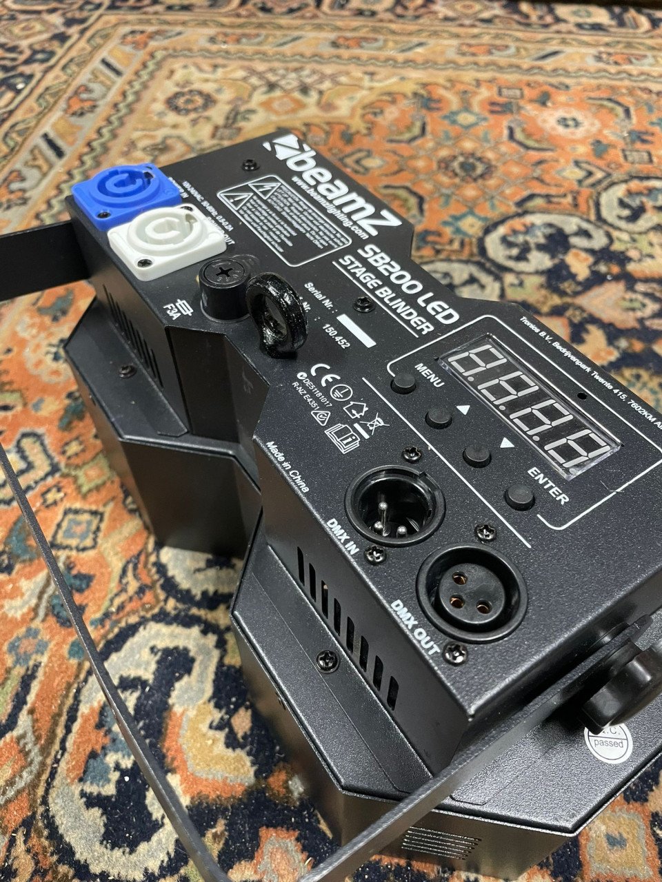 4x Beamz SB200 LED Stageblinder