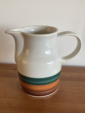 Vintage keramische kan Elsterwerda DDR - Mid-Century