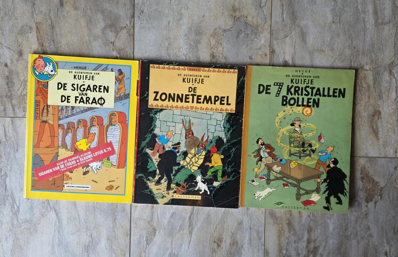 Kuifje stripboeken.
