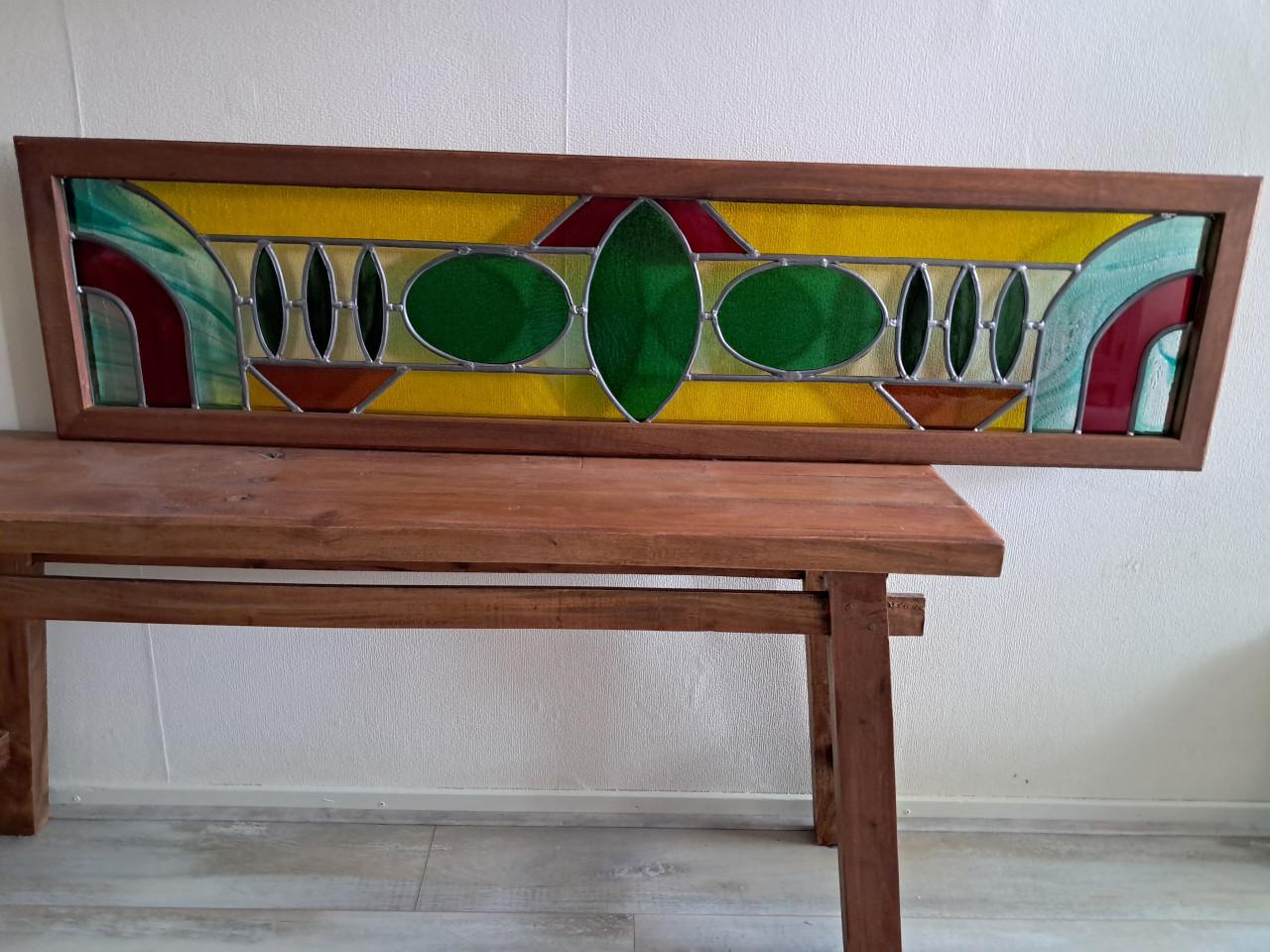 Glas in lood stuk