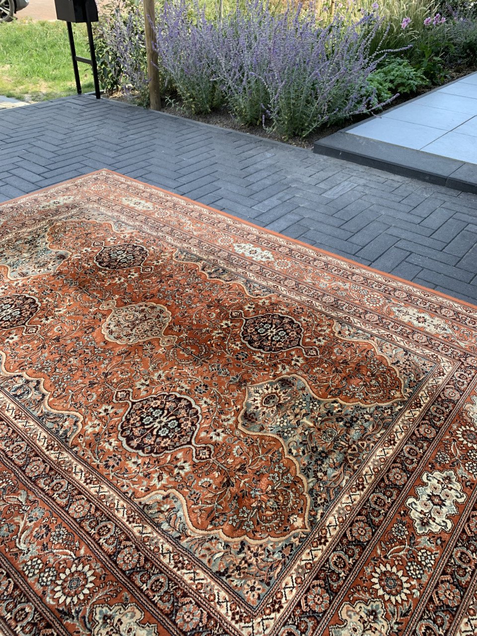 ✨Mooi Sfeervol Vintage Vloerkleed van Zuiver Scheerwol✨