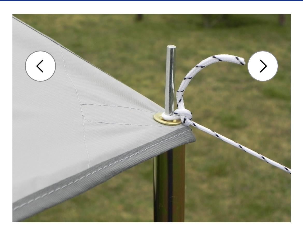 Caravanluifel 1x gebruikt 400x240