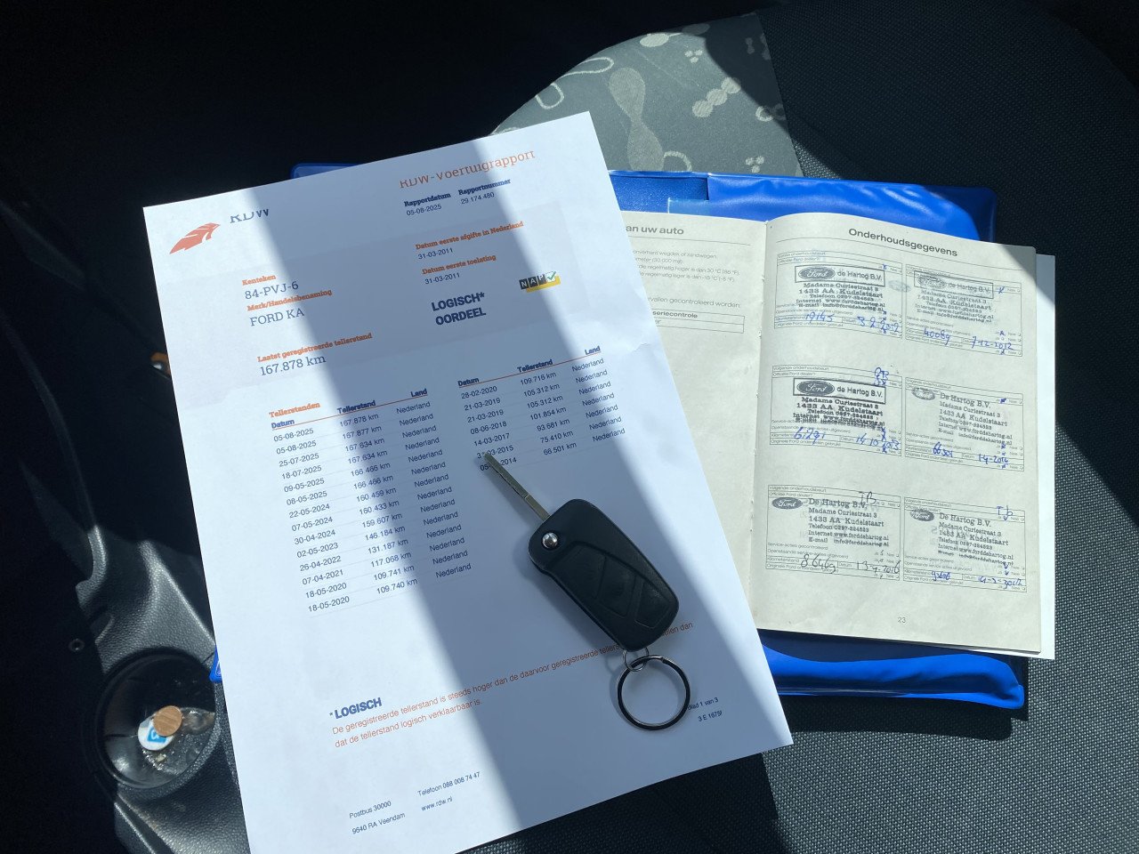 Ford Ka 1.2 69pk 2011 Blauw | NAP
