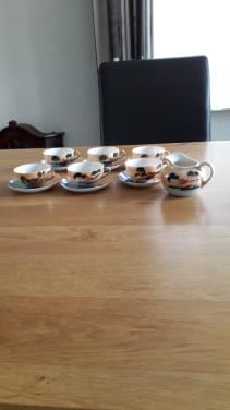 Vintage kopjes/schotels, melkkannetje