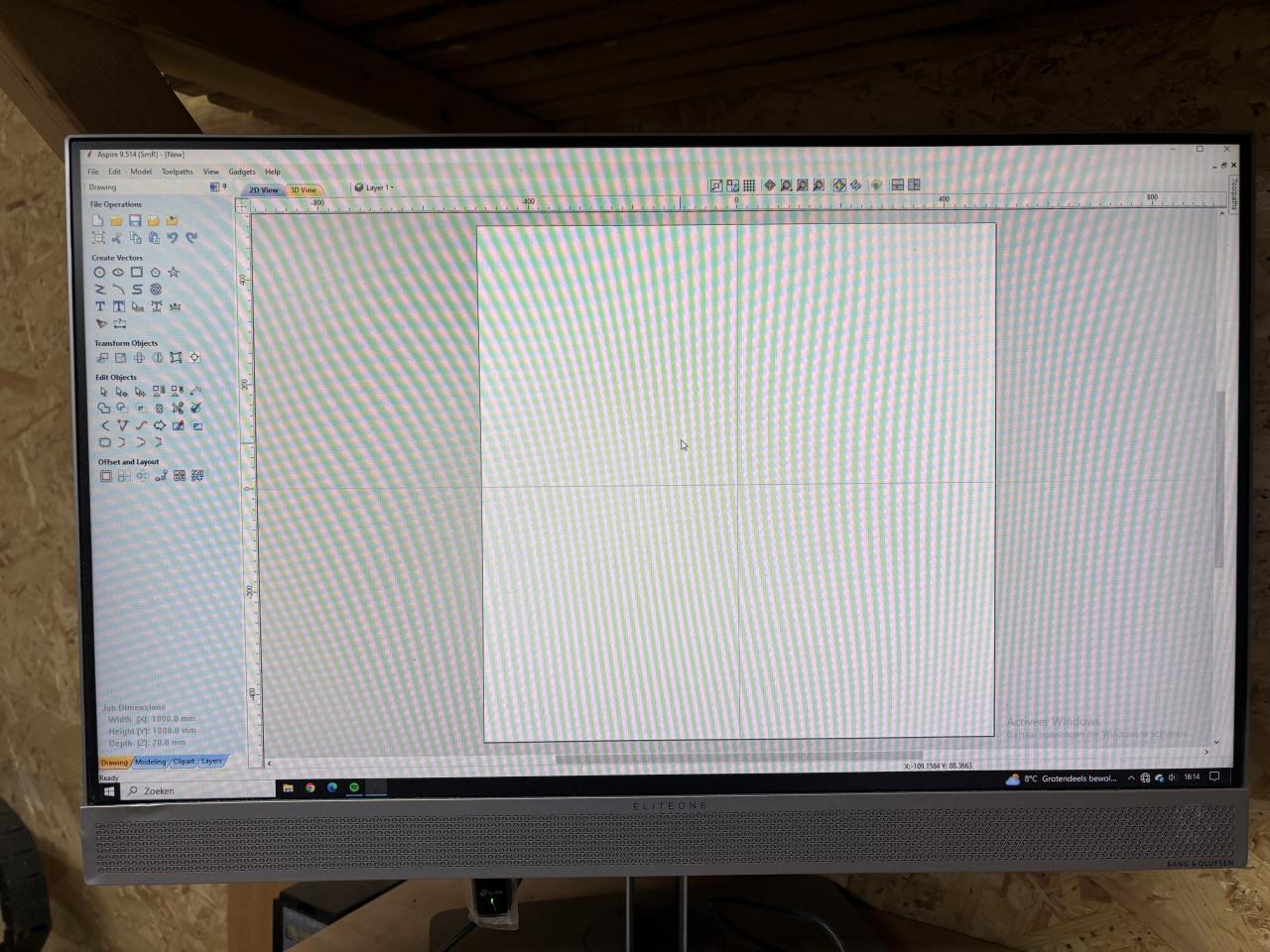 CNC frees werkgebied 60x90cm, 1,5kw spindel, Nema 23