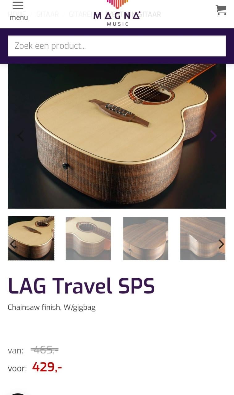 LAG Travel SPS Gitaar