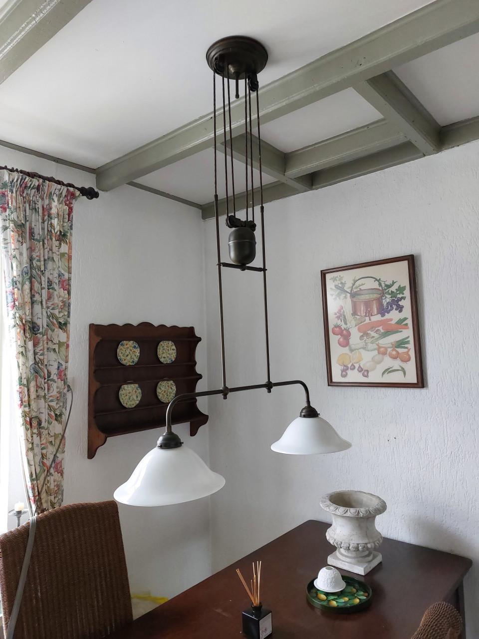 Eettafel lamp en wandlamp