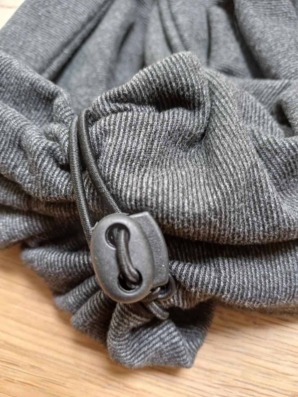 Nieuw: HONDen oorwarmer/band donkergrijs, maat L