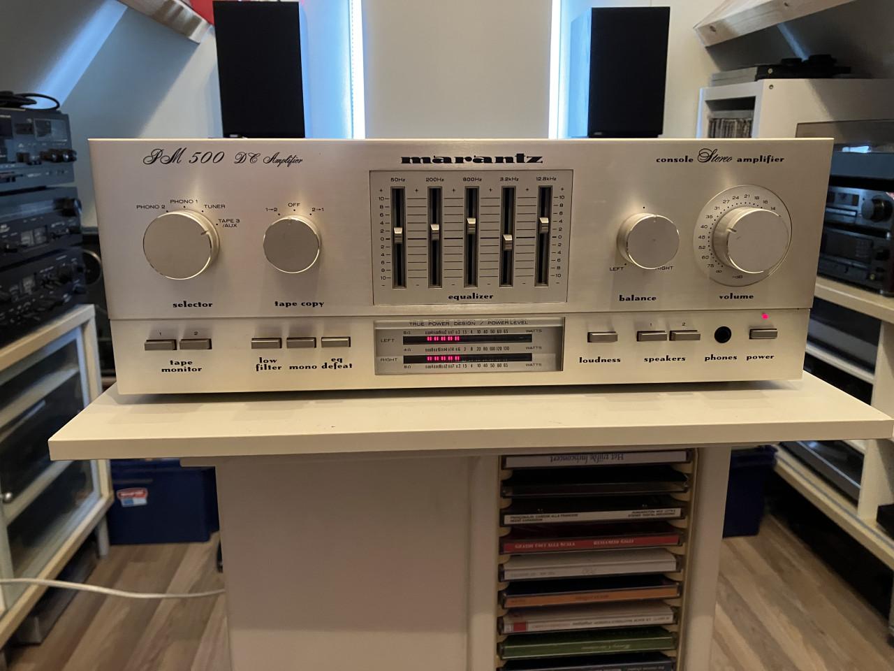Marantz PM-500 en ST-400 vintage versterker + tuner geserviced met garantie