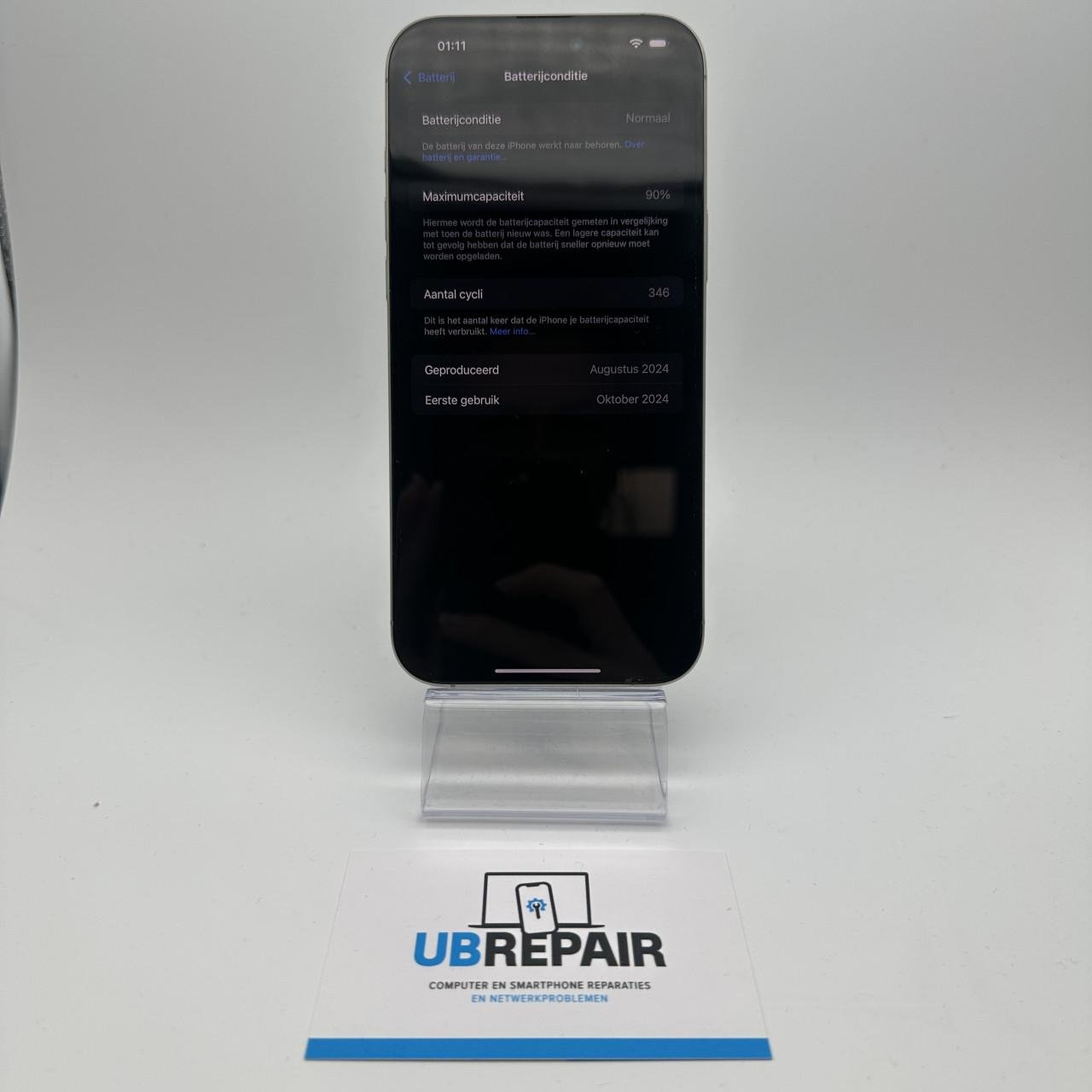 Apple iPhone 16 pro max 256 GB naturel titanium