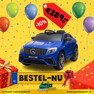 Elektrische Kinderauto 12V–Mercedes-Benz GLC 63S | Blauw