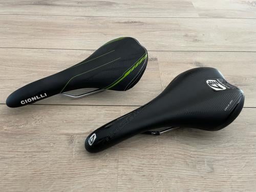 Nieuwe racefiets zadels