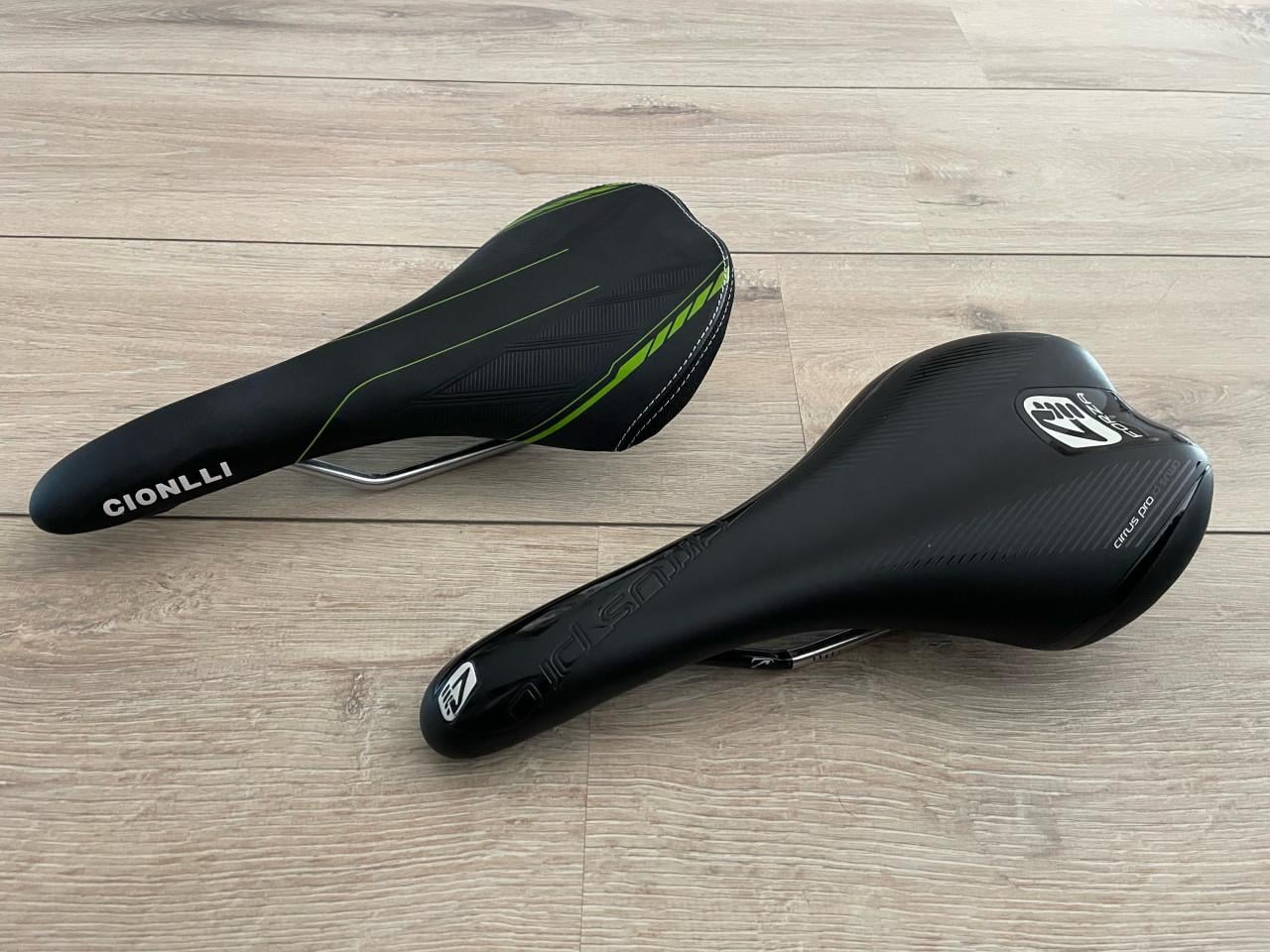 Nieuwe racefiets zadels