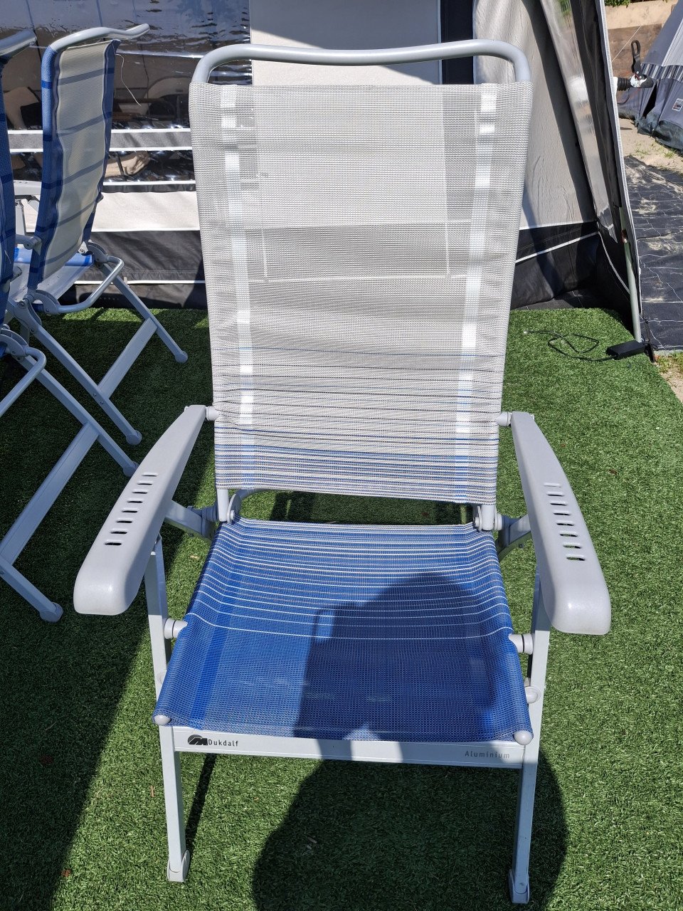 Dukdalf aluminium kampeerstoelen verstelbaar