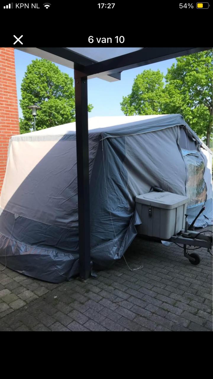 Vouwwagen ALPHEN KREUZER met voortent, luifel en keuken!!