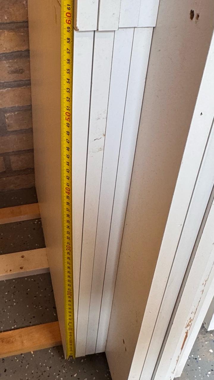 18mm spaanplaat meubelpaneel (wit), diverse maten