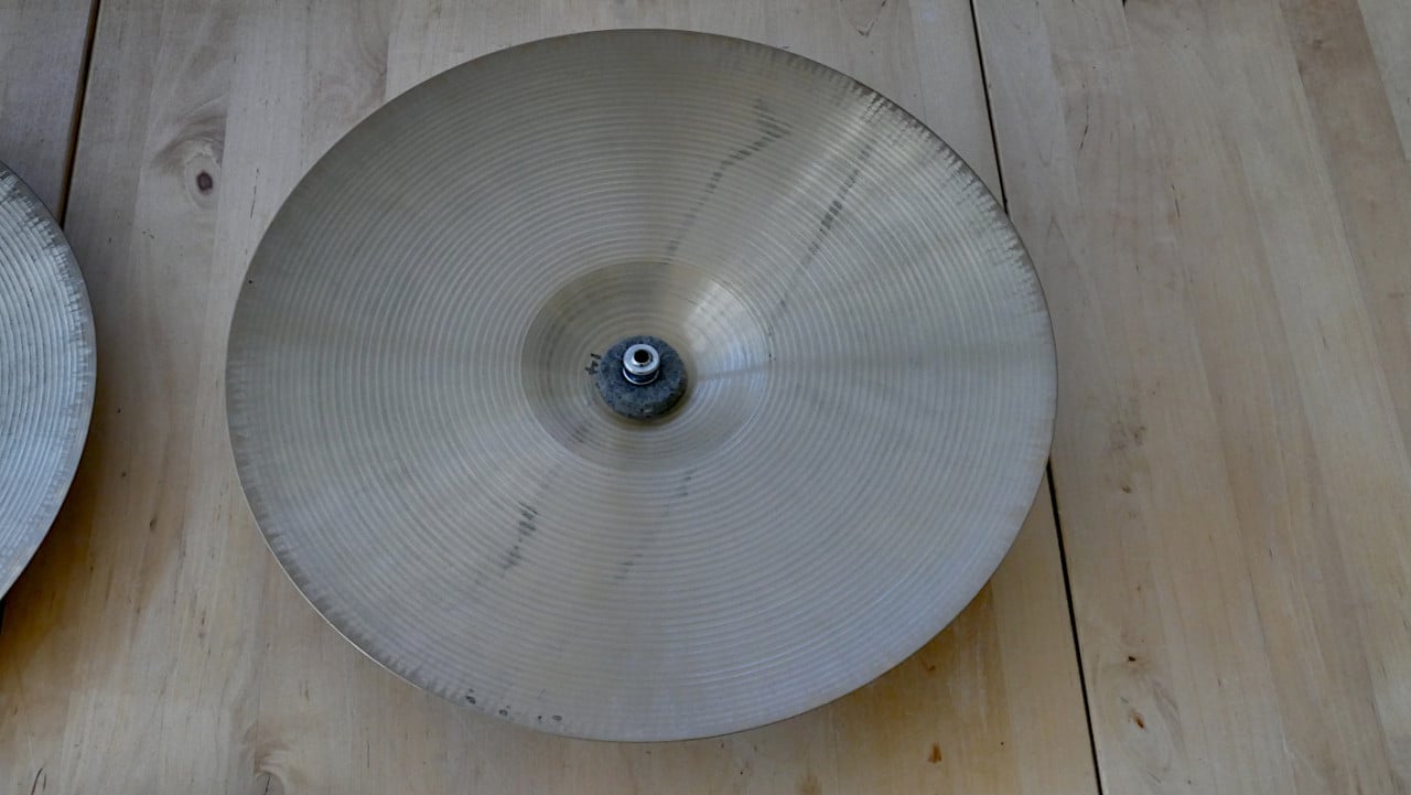 Hihat set, Vintage Paiste 602, 14 inch set; gebruikt maar goed.!