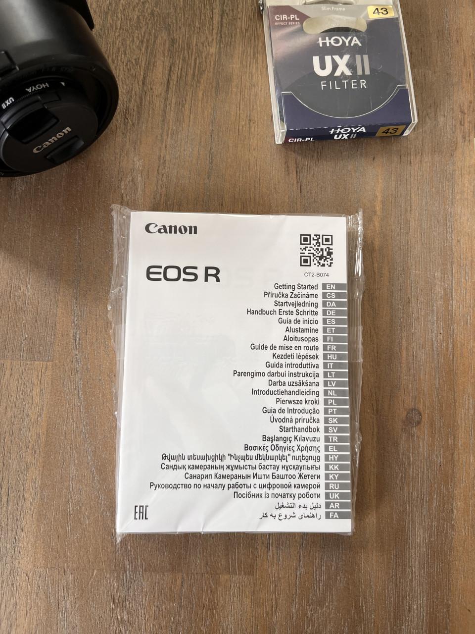 Canon Eos R systeem camera
