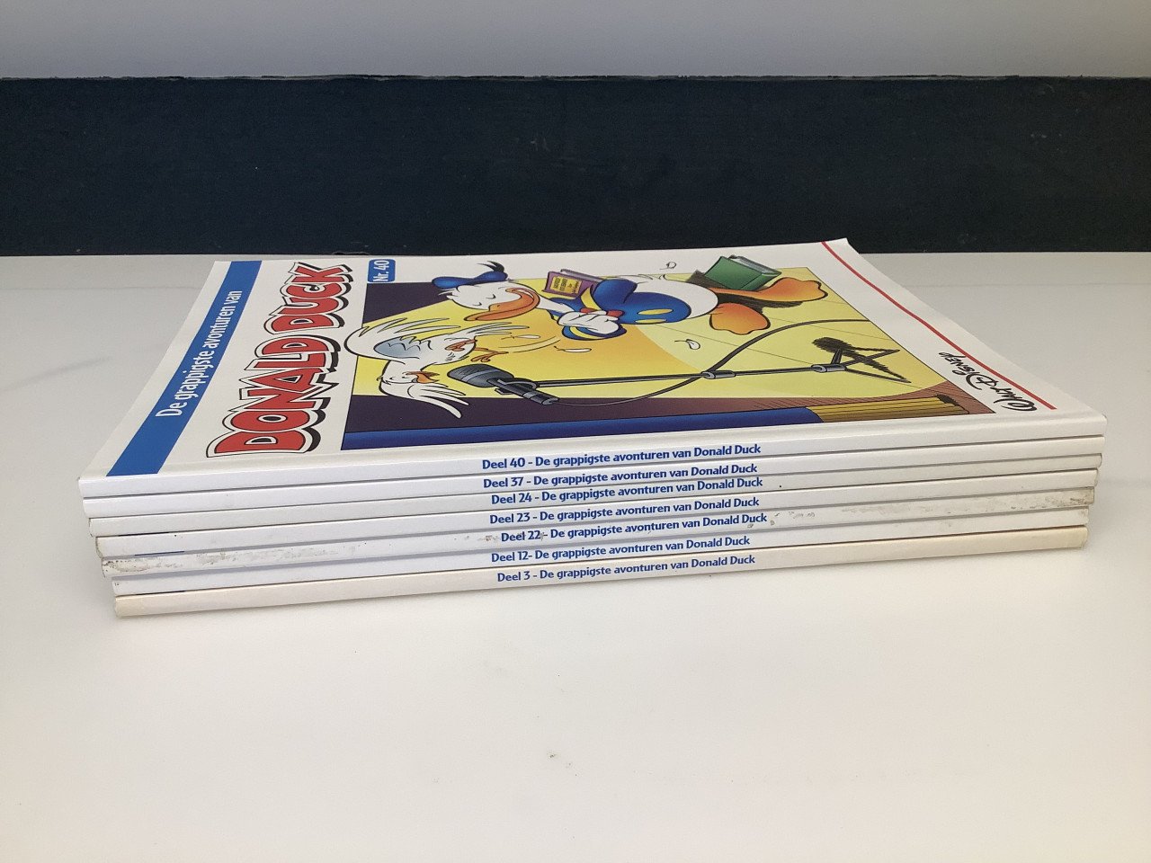 Stripboeken de Grappigste Avonturen van Donald Duck, 7 stuks voor €10