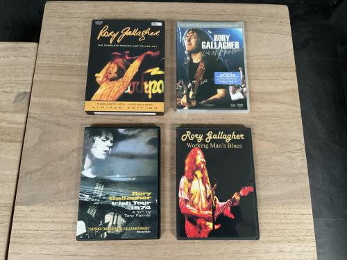 Rory Gallagher concert dvd's