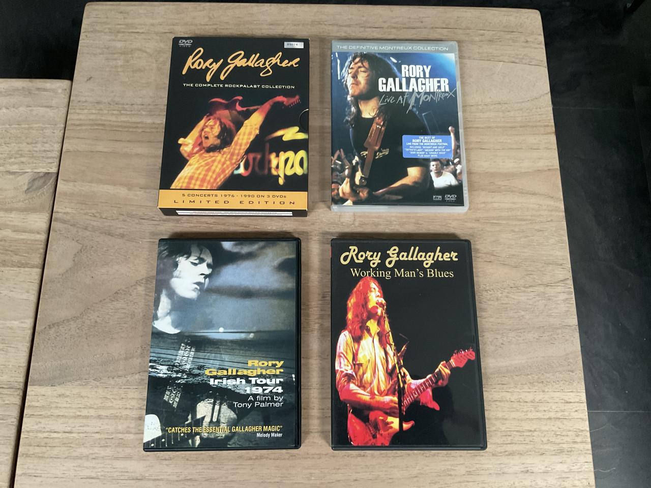 Rory Gallagher concert dvd's