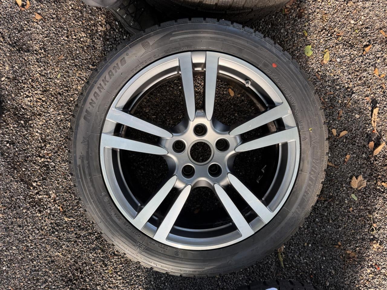 Italiaanse velgen met nieuwe winterbanden voor Porsche