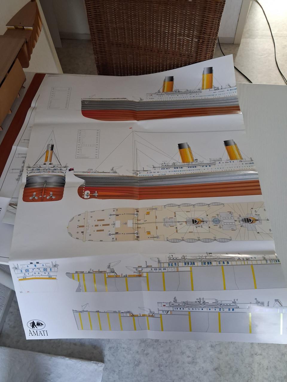 Hachetta Titanic 108cm modelbouw schip