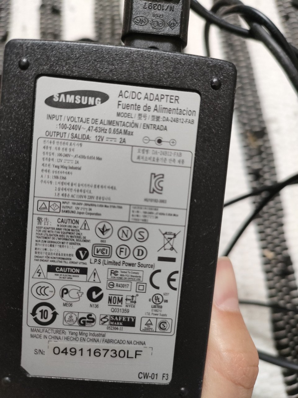 Samsung harde schijf model HX-DU010EC/G