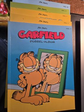 5x Garfield stripboek.