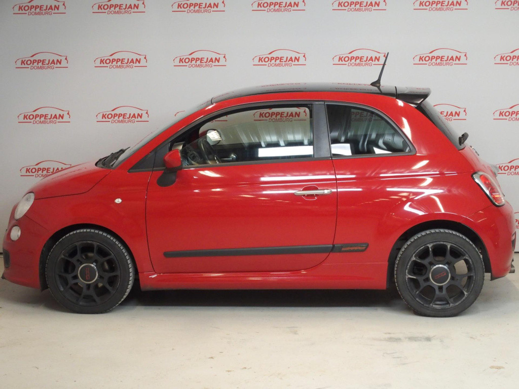 Fiat 500 0.9 twinair 500s, airco, zwart dak, all season, mist lampen