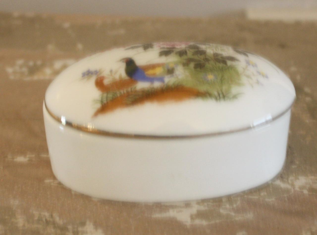 Stenen potje met vogel print