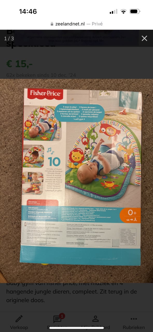 Babygym en speelkleed