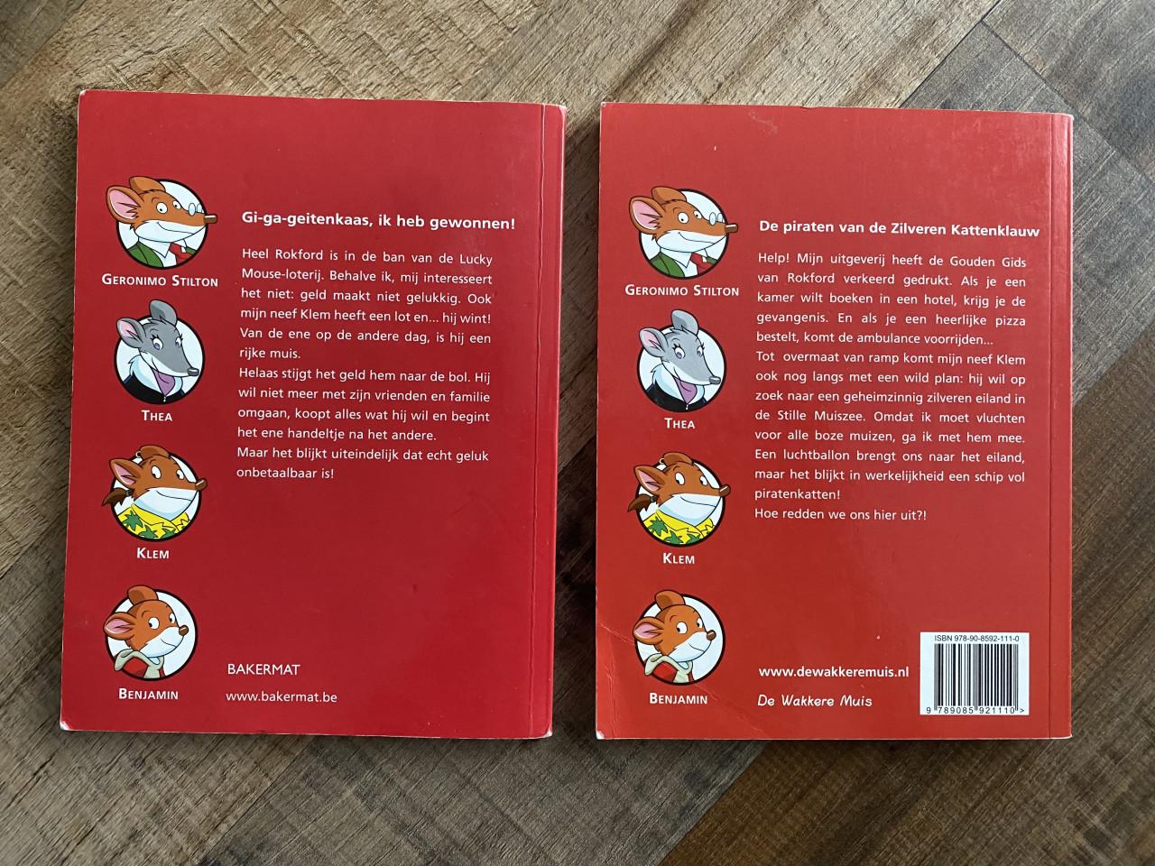 Geronimo Stilton boeken.