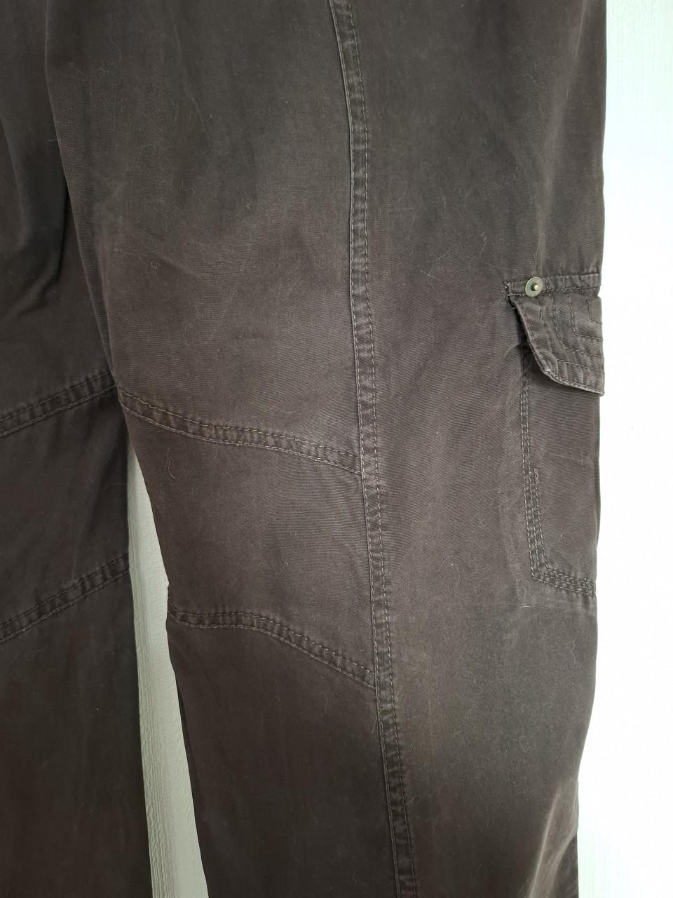 Miss Etam broek extra zakken en leuke details. Bruin. Maat 44