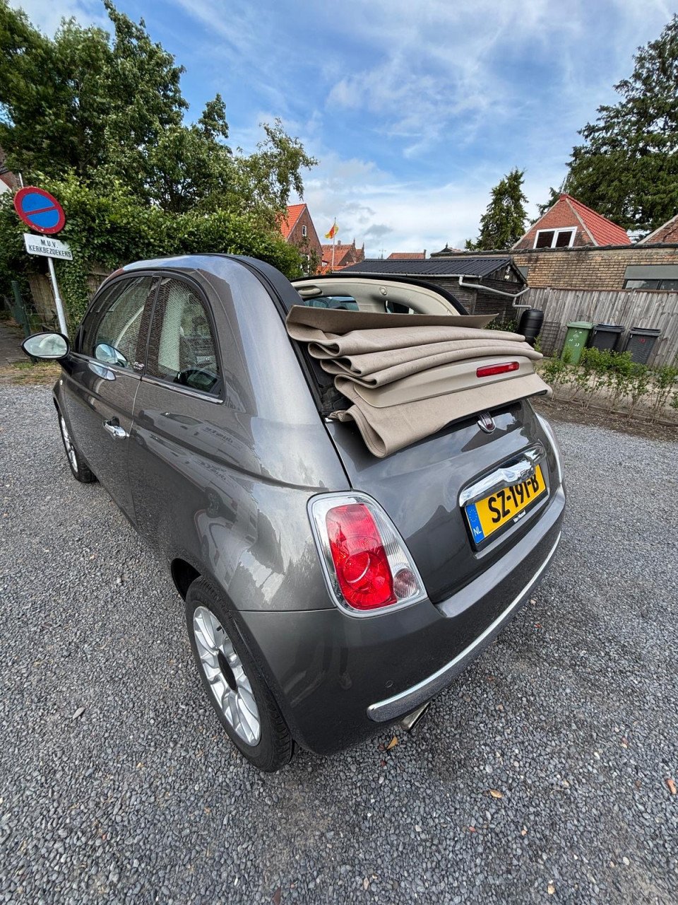 Fiat 500c grijs MOET NU WEG