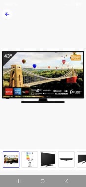 Hitachi Ultra HD/ 4K Smart TV 43"